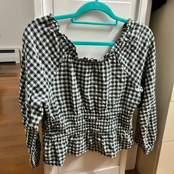 Madewell Gingham Blouse - Picture 5 of 5